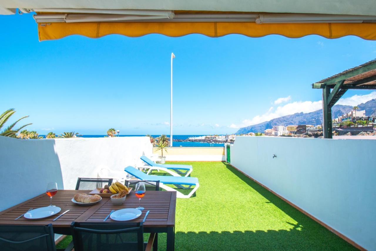 Appartamento El Varadero Grande terrasse ensoleillée face à la mer Puerto de Santiago  Esterno foto